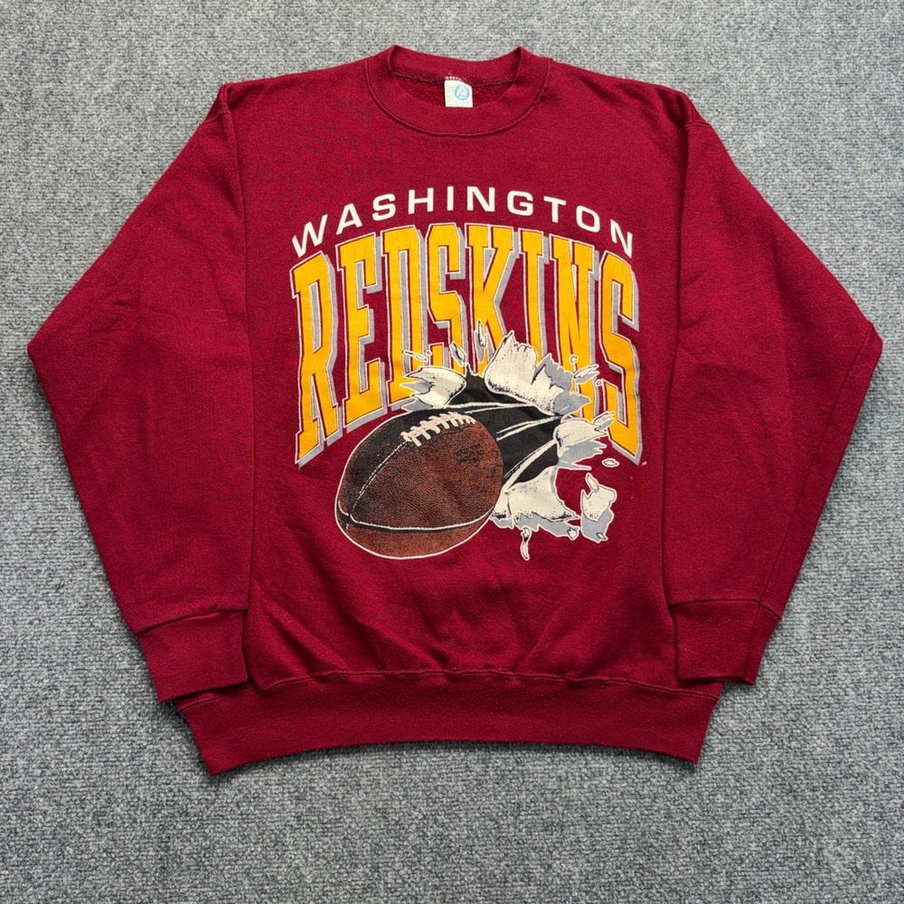 Vintage Artex Washington Redskins Sweatshirt Mens Large Burgundy Football USA